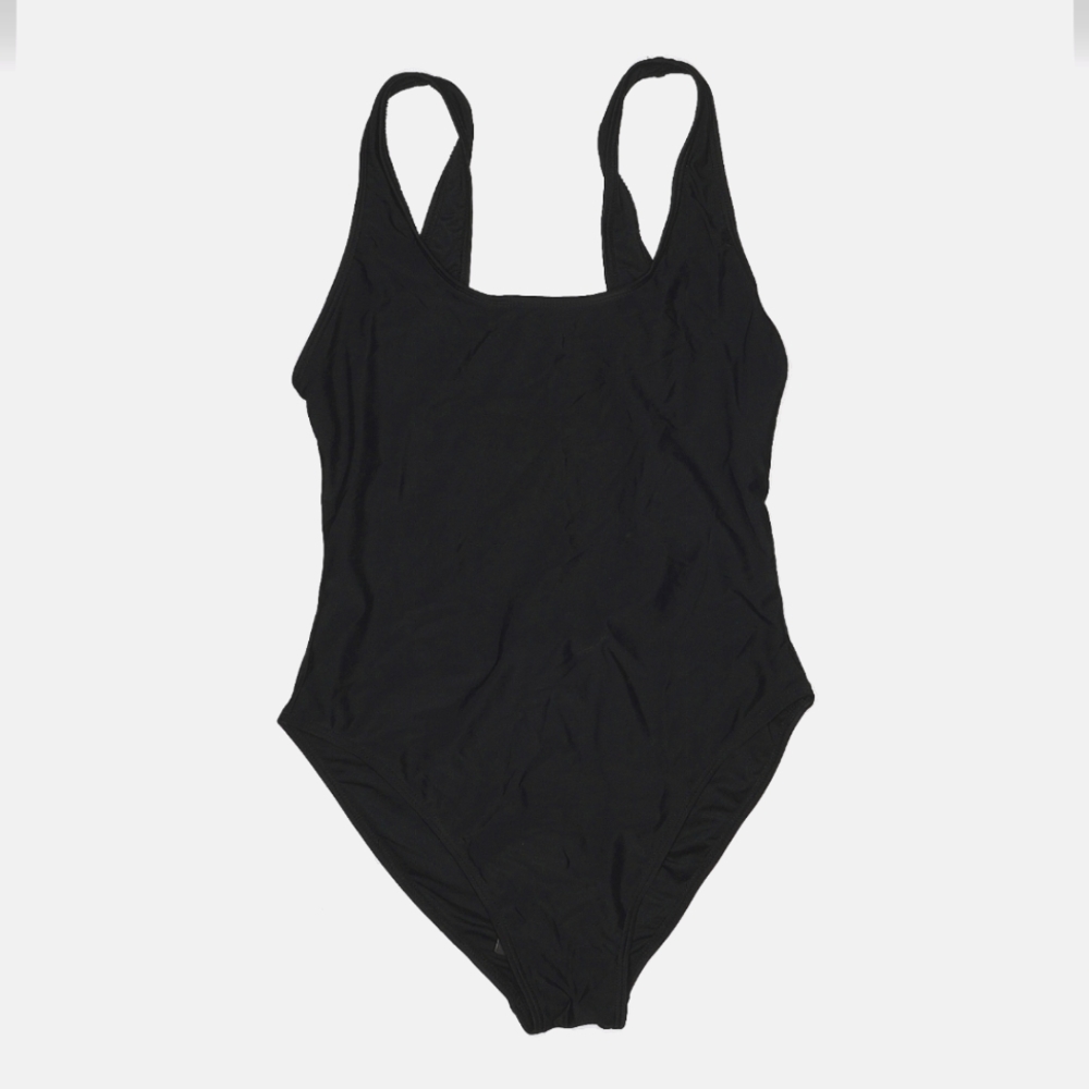 Zeraca Black One Piece Swimsuit Size Medium